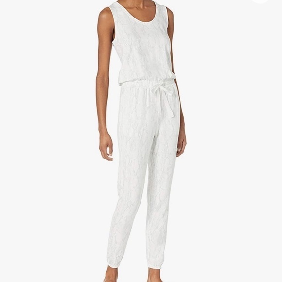 NWT,Daily Ritual,ULTRA Soft Jumpsuit/Romper, Elastic Waist with Tie, Sleeveless - Picture 2 of 16